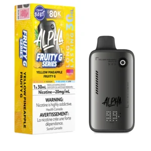 Flavour Beast Alpha 80k Yellow Pineapple Fruity G Dispo