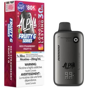 Flavour Beast Alpha 80k Red Strawberry Fruity G Dispo