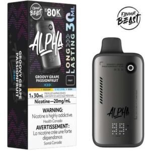 Flavour Beast Alpha 80k Groovy Grape Passionfruit Dis