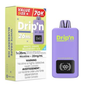 Drip'n 70k White Grape Blueberry Ice Dis CAN