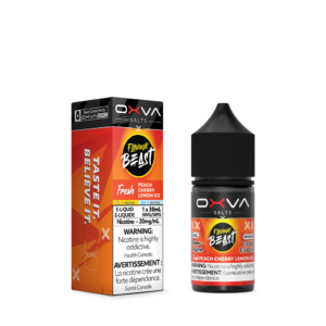 Flavour Beast x Oxva 30ml 20mg Peach Cherry Lemon Ice Juice