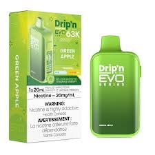 Drip'n Evo 63k Green Apple Dispo