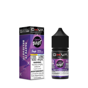Flavour Beast x Oxva 30ml 20mg Triple Grape Ice Juice