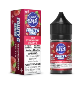 Flavour Beast 30ml 20mg Red Strawberry Fruity G Juice