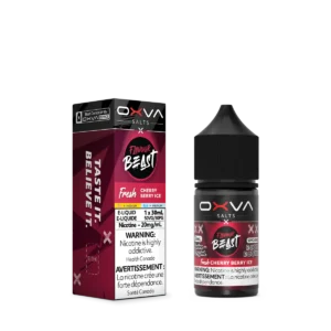 Flavour Beast x Oxva 30ml 20mg Cherry Berry Ice Juice.