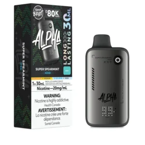 Flavour Beast Alpha 80k Super Spearmint Dispo