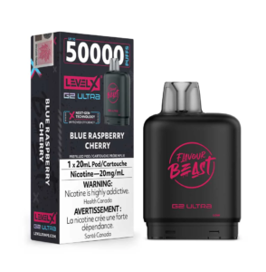 Level X 50k Blue Raspberry Cherry Pod.