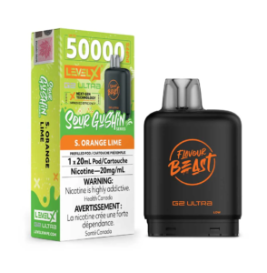 Level X 50k Sour Orange Lime Pod