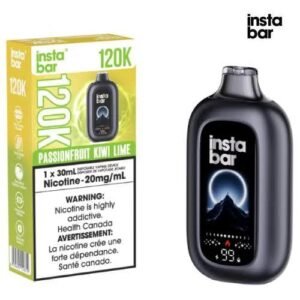 Insta Bar 120k Passionfruit Kiwi Lime Dispo