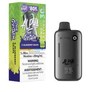 Flavour Beast Alpha 80k S. Blueberry Grape Dispo