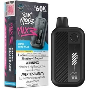Beast Mode Max 3 60k Bomb Blue Razz Dispo.