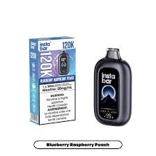 Insta Bar 120k Blueberry Raspberry Peach Dispo