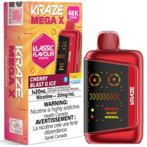 Kraze Mega X 48k Cherry Blast G Ice Dispo