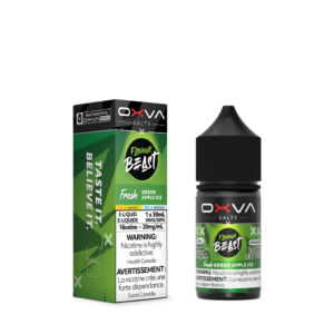 Flavour Beast x Oxva 30ml 20mg Green Apple Ice Juice