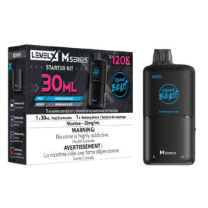 Level X M Series 120k Bomb Blue Razz Pod Starter Kit