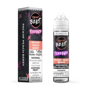 Flavour Beast 60ml 3mg Packin Peach Berry Juice.