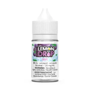 Lemon Drop 30ml 20mg Grape Ice Juice.