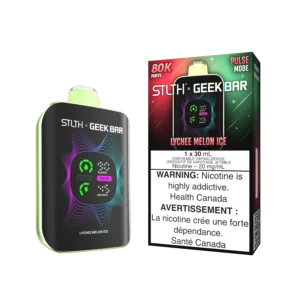 Stlth + Geek Bar 80k Lychee Melon Ice Dispo