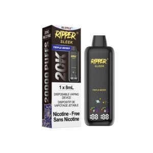 Ripper Sleek 20k 0mg Triple Berry Dispo