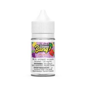 Banana Bang 30ml 20mg Apple Grape Juice.