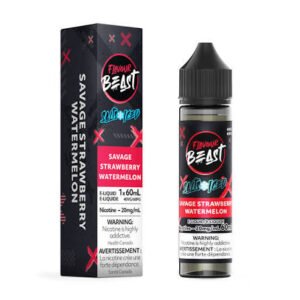 Flavour Beast 60ml 20mg Savage Strawberry Watermelon Juice.