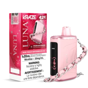 Kraze Luna 42k Ruby Peach Watermelon Ice Dis