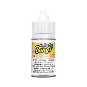 Banana Bang 30ml 20mg Pineapple Peach Juice.