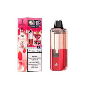 Mr Fog Switch 45k Raspberry Steezy Peach Pod