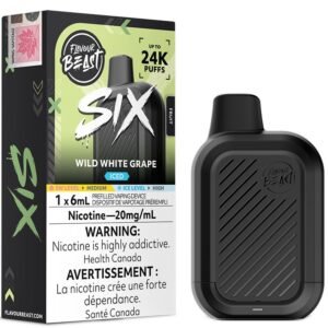 Flavour Beast SIX 24k Wild White Grape Dis