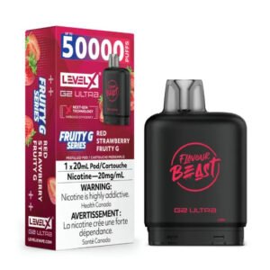 Level X 50k Red Strawberry Fruity G Pod